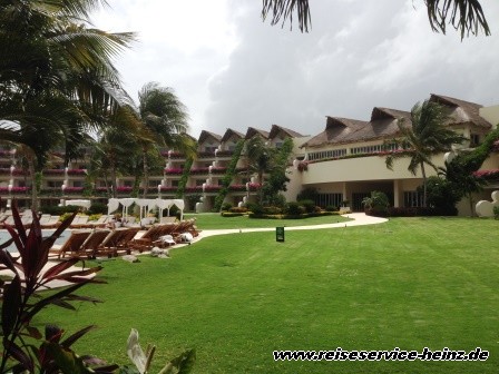 Der Garten des Hotels Grand Velas Riviera Maya